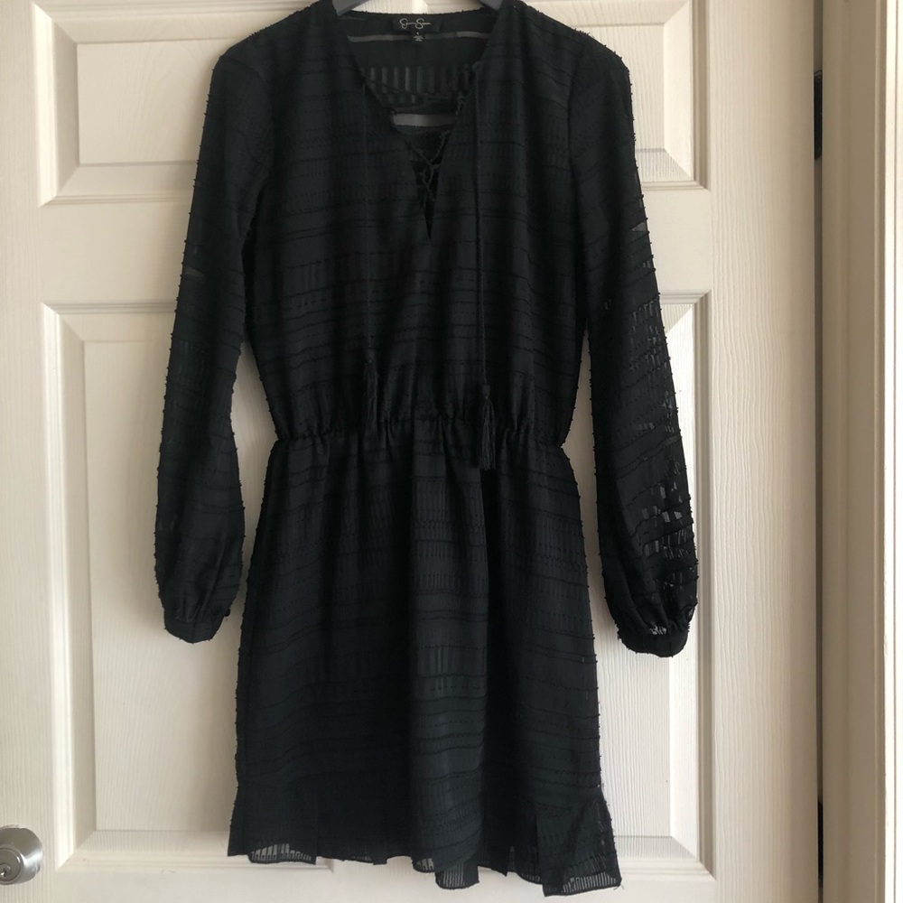 Jessica Simpson Long-sleeve black dress